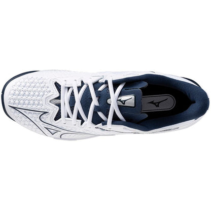 Mizuno Wave Exceed Tour 6 Ac Men's Tennis Shoe White Dress Blue