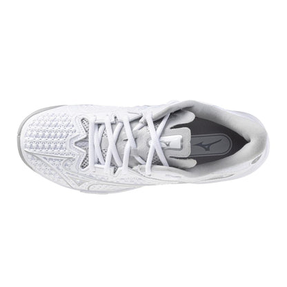 Mizuno Wave Exceed Tour 6 Ac Women's Tennis Shoe White Silver