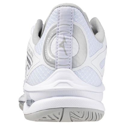 Mizuno Wave Exceed Tour 6 Ac Women's Tennis Shoe White Silver