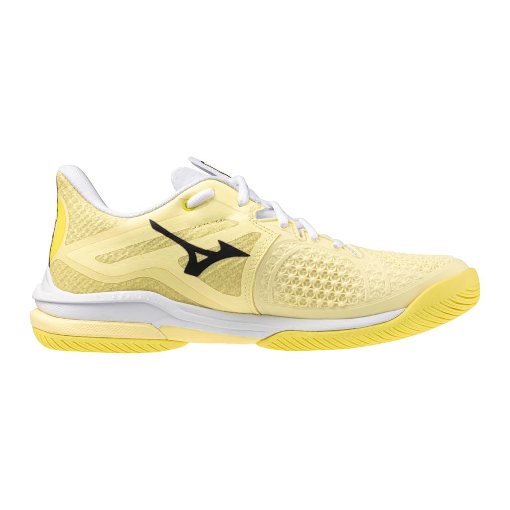 Mizuno Wave Exceed Tour 6 Ac Women's Tennis Shoe Pale Yellow Black Sand