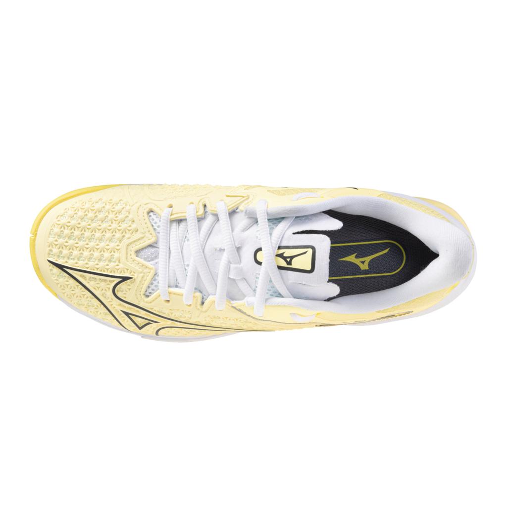 Mizuno Wave Exceed Tour 6 Ac Women's Tennis Shoe Pale Yellow Black Sand