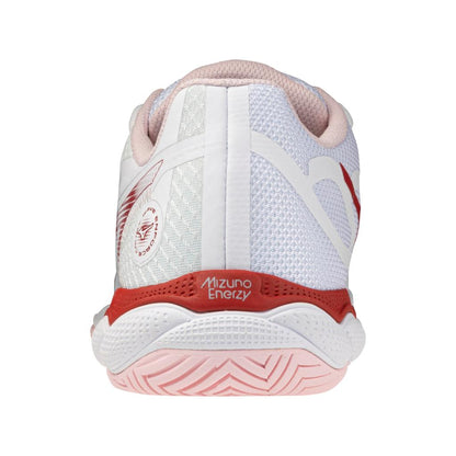 Mizuno Wave Enforce Court Ac Women's Tennis Shoe White Pinkesque