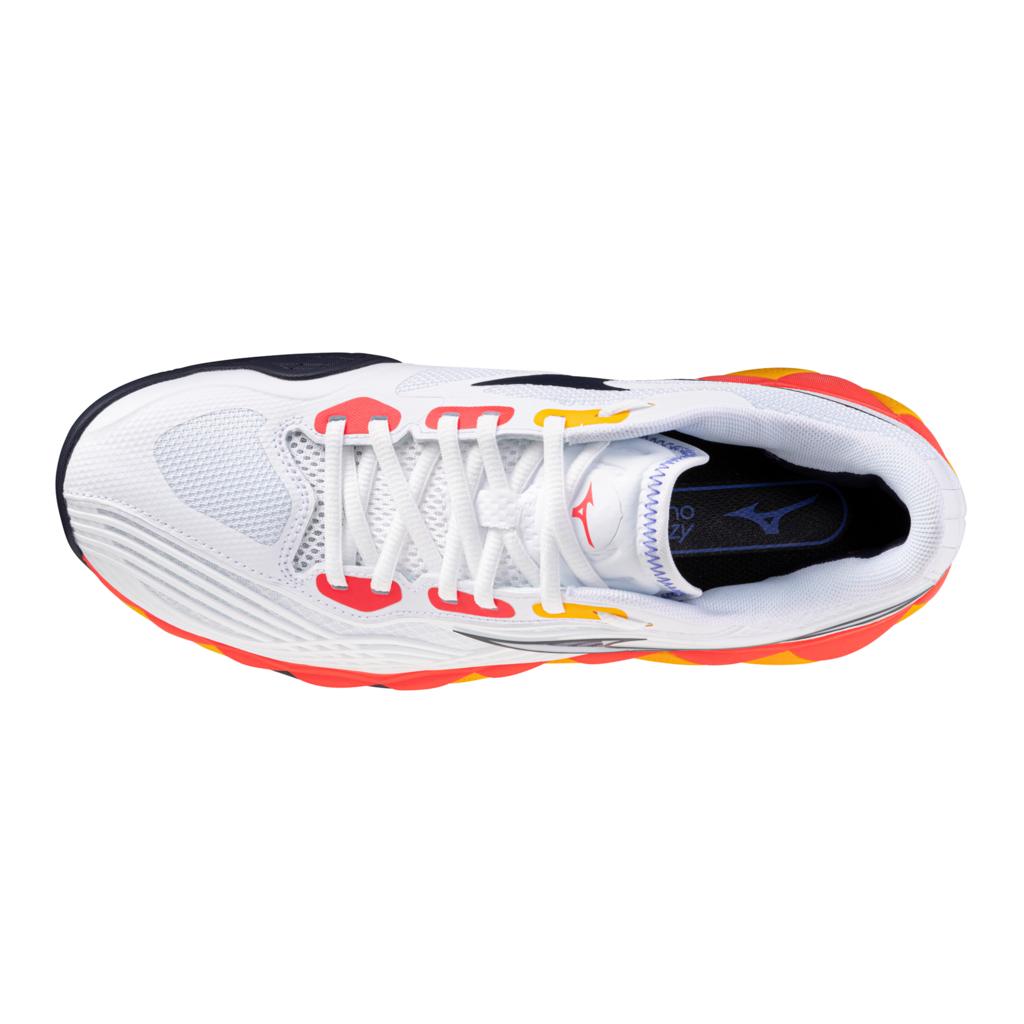 Mizuno Wave Enforce Tour 2 Ac Men's Tennis Shoe White Baritone Blue