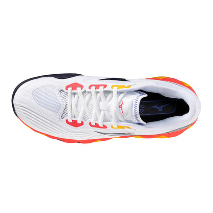 Mizuno Wave Enforce Tour 2 Ac Men's Tennis Shoe White Baritone Blue