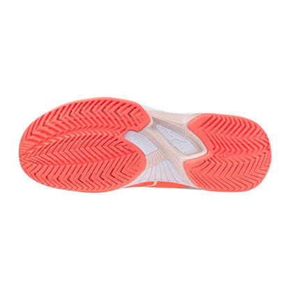 Mizuno Wave Exceed Court Ac Women's Tennis Shoes Striking Coral White