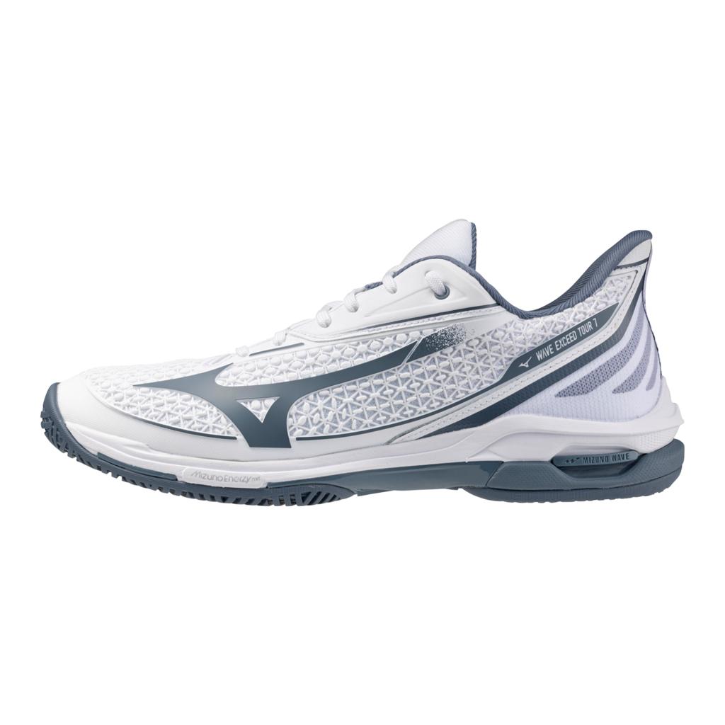 Mizuno Wave Exceed Tour 7 Ac Men's Tennis Shoe White China Blue