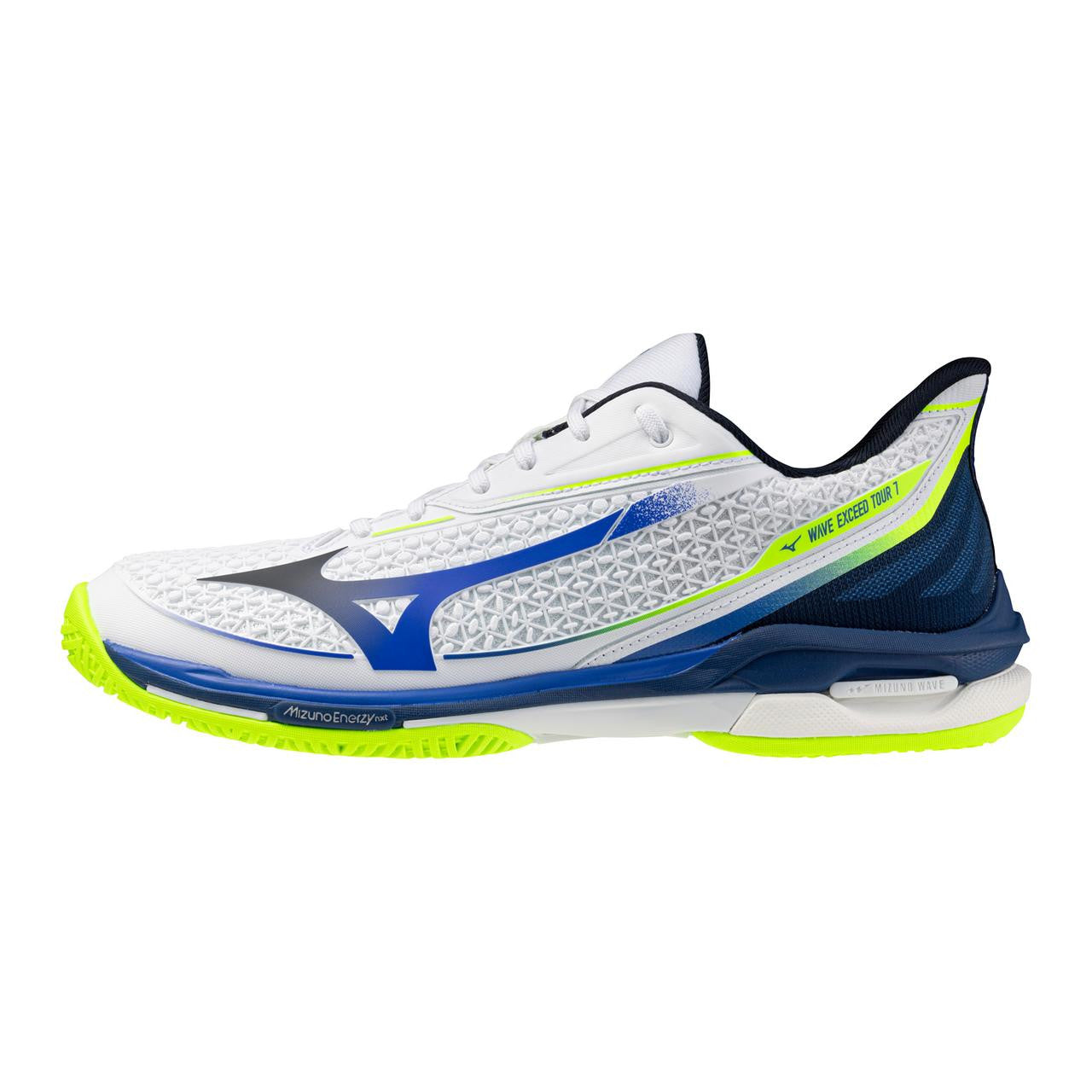 Mizuno Wave Exceed Tour 7 Ac Men's Tennis Shoe White Dazzling Blue