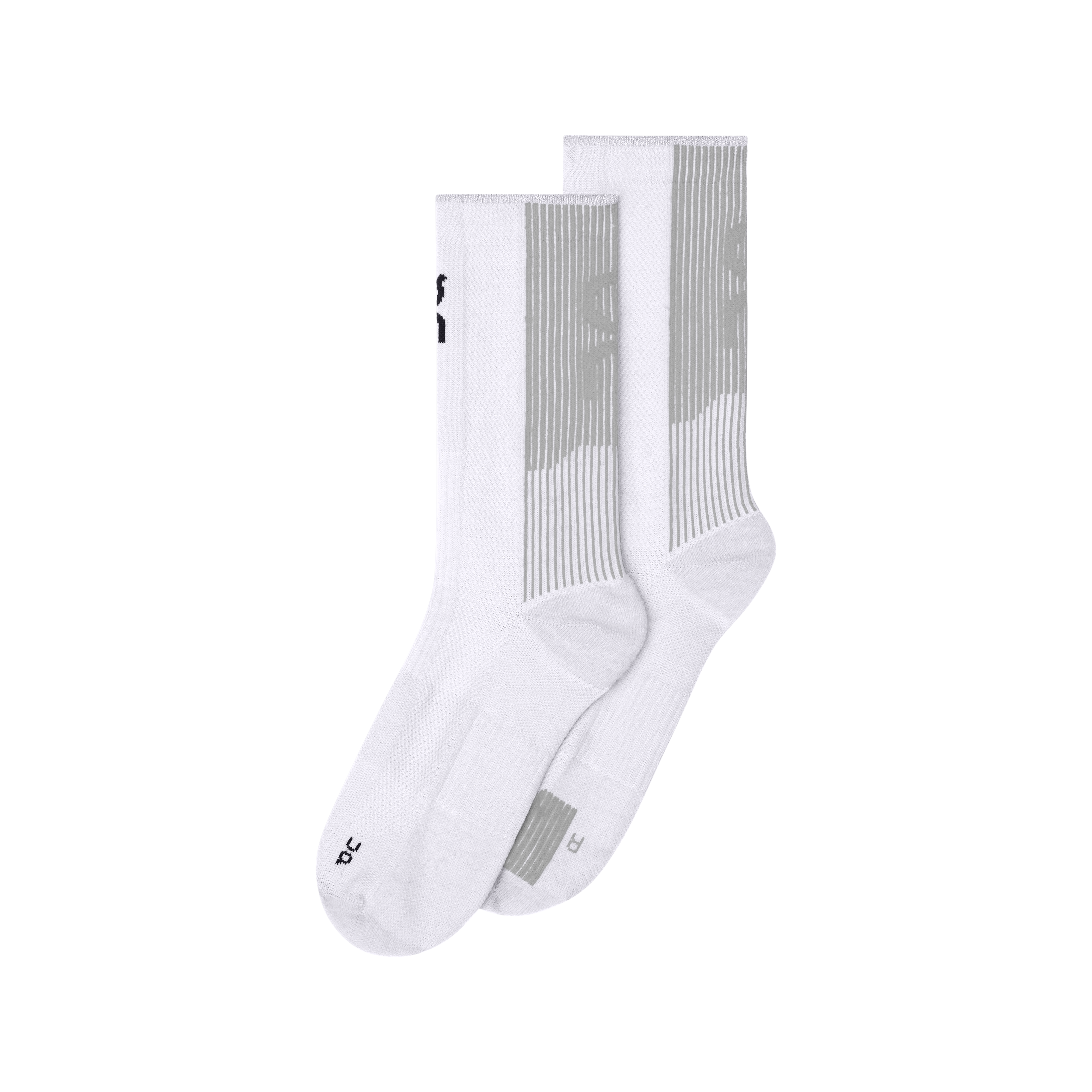 On Performance Run Sock High White | Glacier