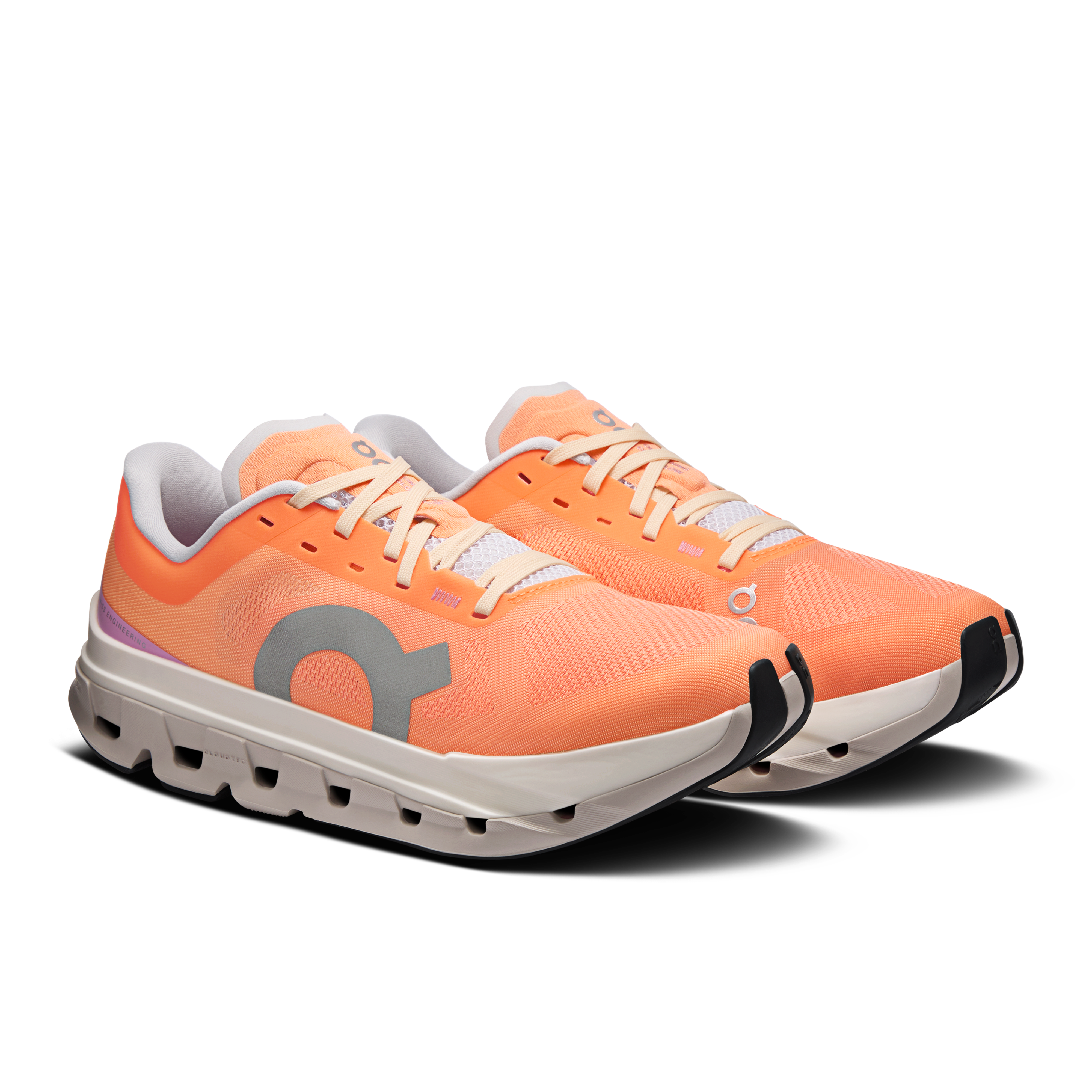 on running cloudflow 5 tangerine silver (women's)