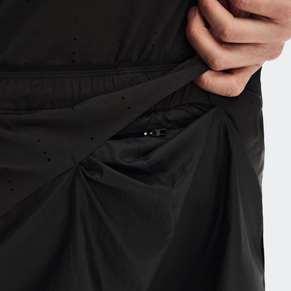 On Zero 2-In-1 Shorts Paf Molasses | Black