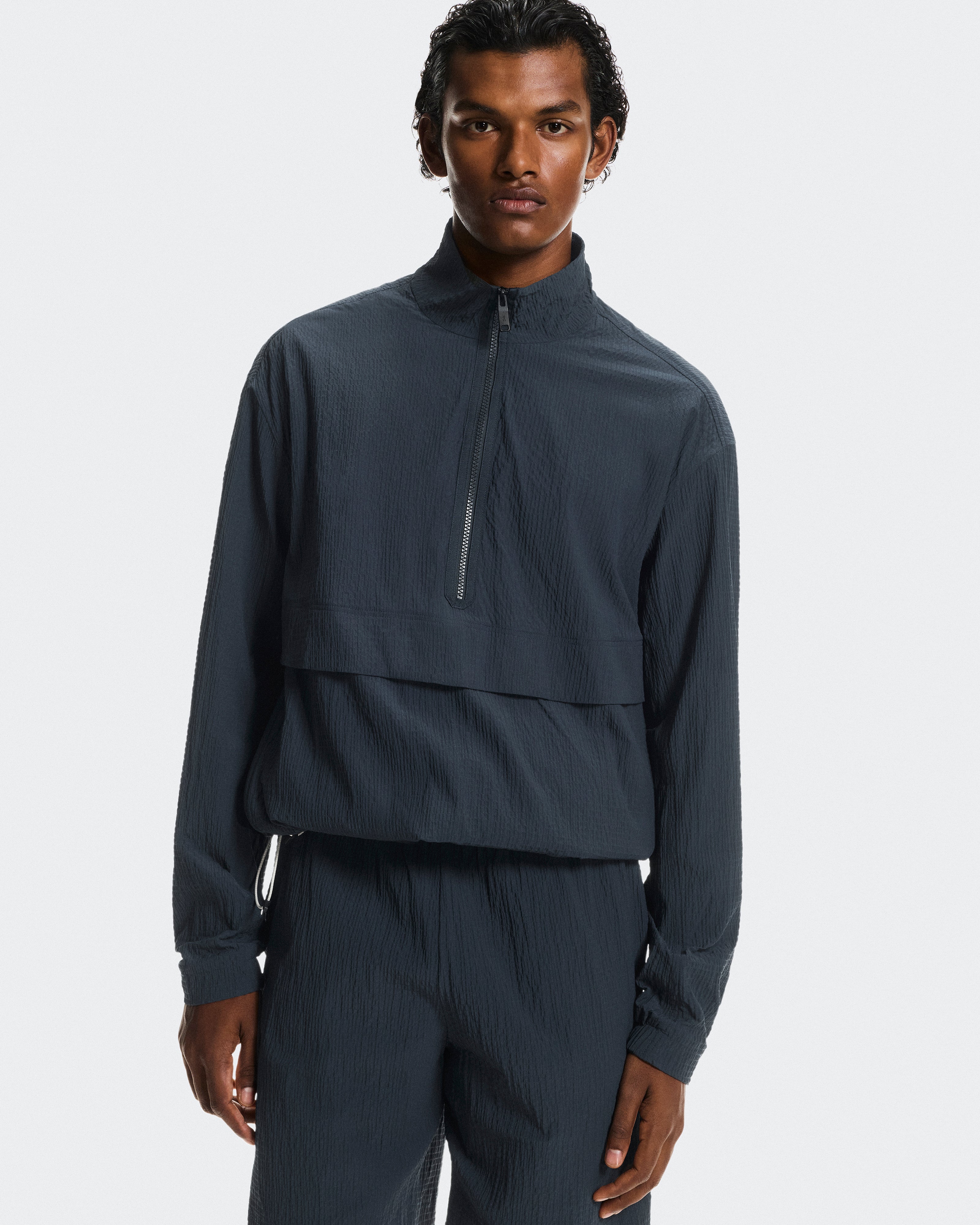 On Courtside 1/2 Zip Eaze Midnight