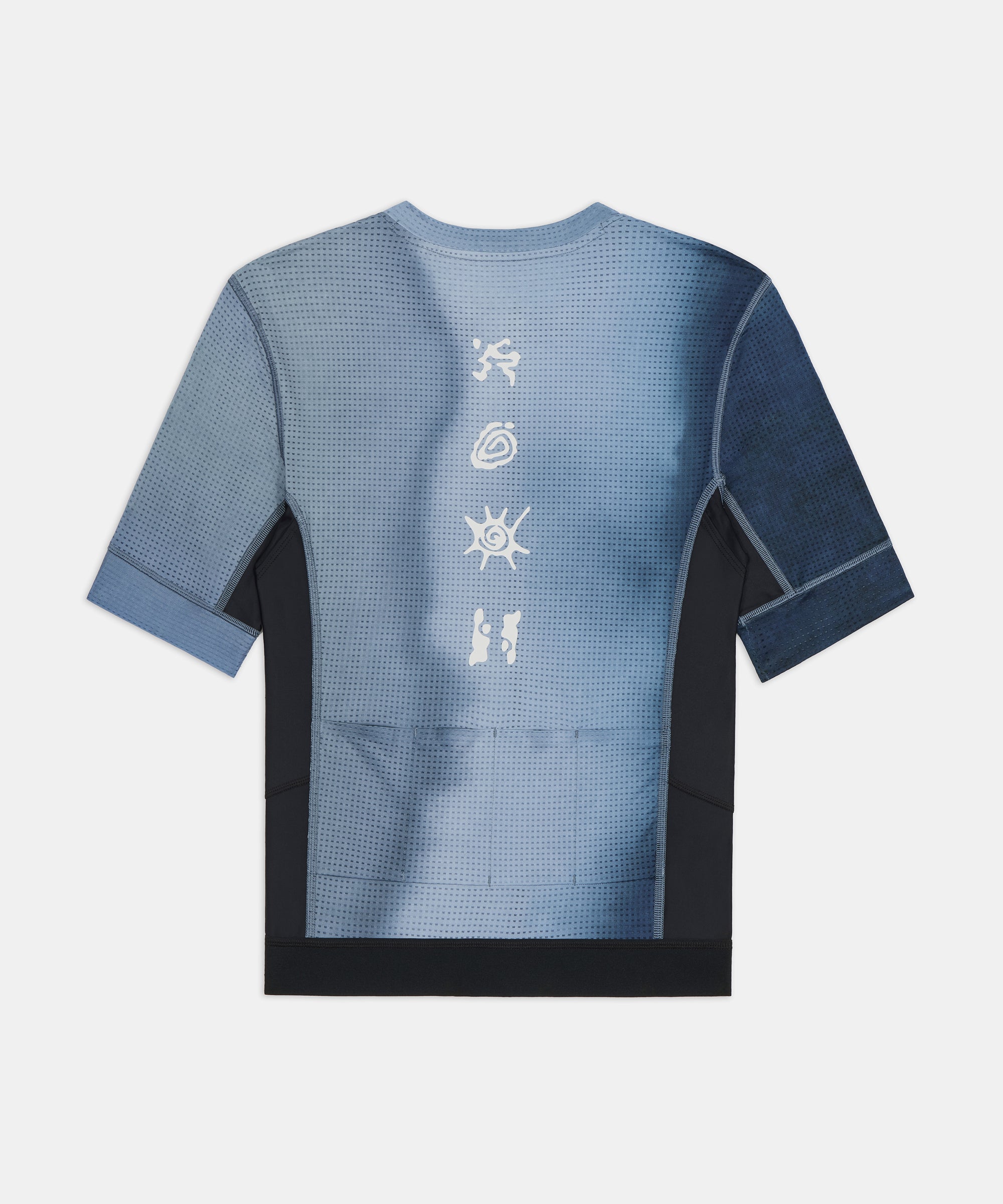 Bandit Mens Geomesh Race Top Tranquil Blue
