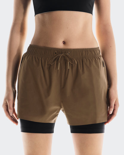 On Performance Shorts Loewe Toffee (Women'S)