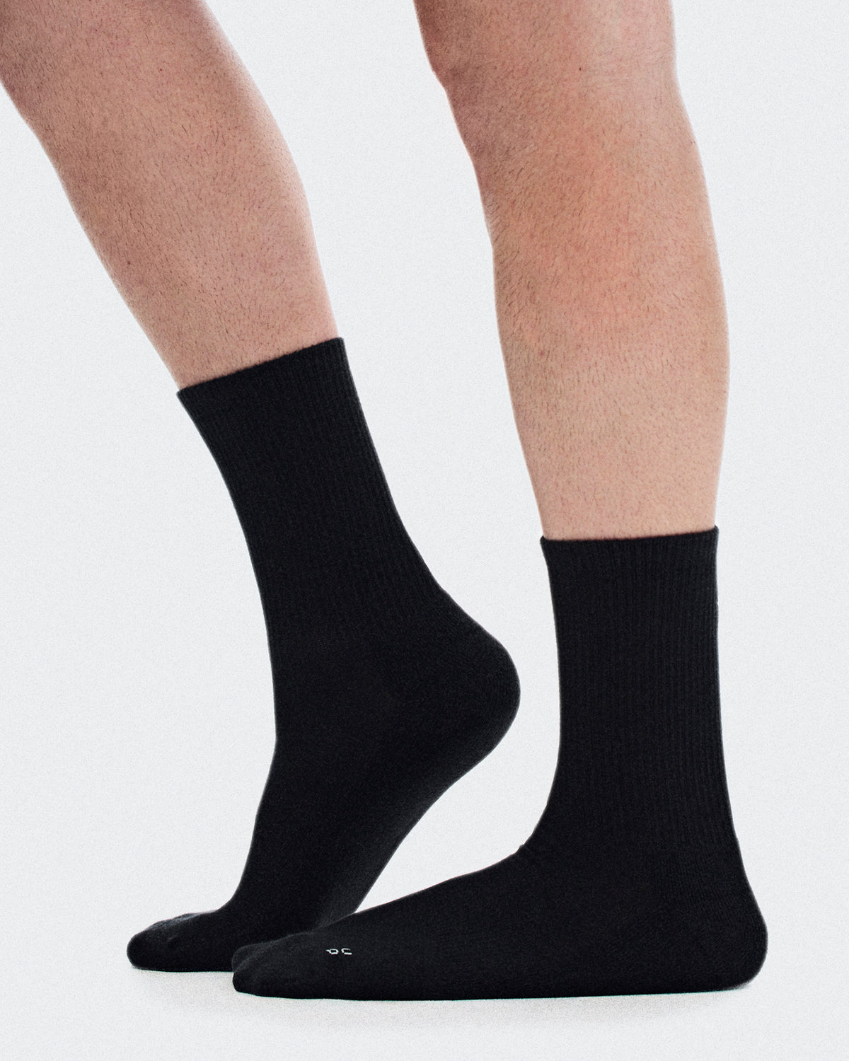 On Club Sock High 2P Black