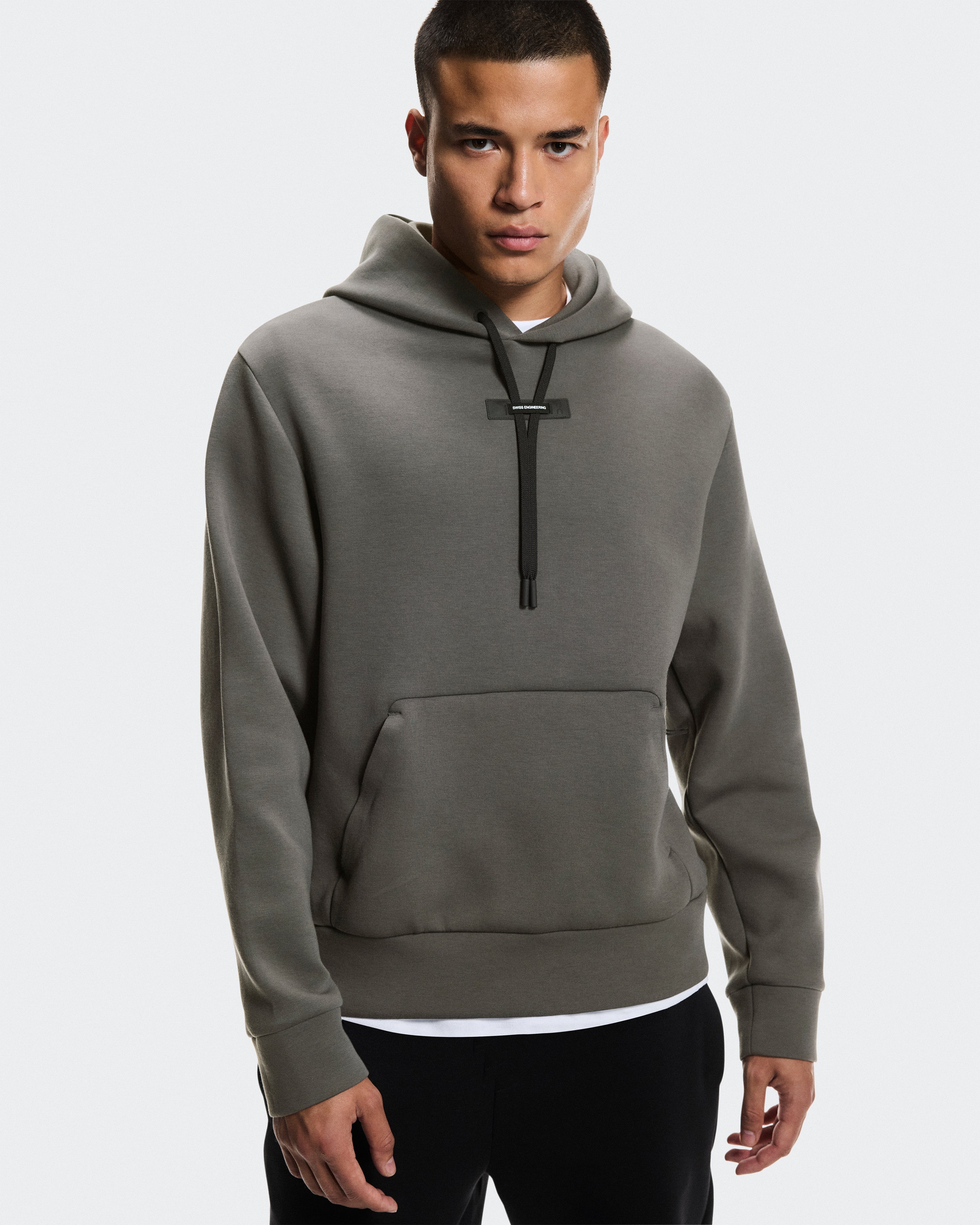 On Focus Tech Hoodie Shadow