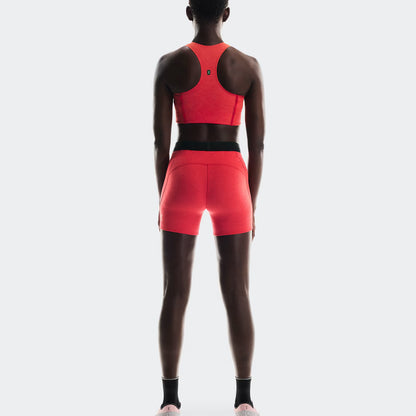 On Pace Tights Short Red (Women'S)