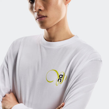 On Club Long-T Graphic White