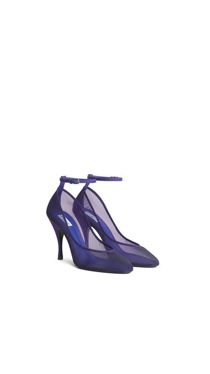 Alaïa Strappy Pumps In Mesh