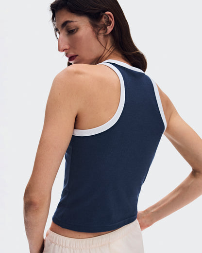 On All-Day Ribbed Tank Midnight (Women'S)