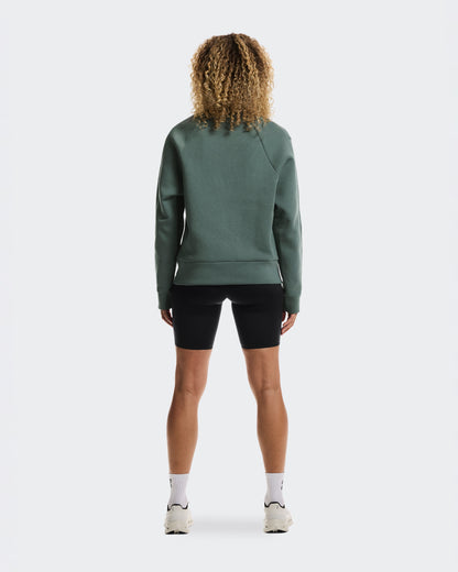 On Focus Tech Crew Olive (Women's)