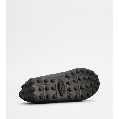 Tods T Timeless Gommino Bubble Loafers In Leather Black Womens