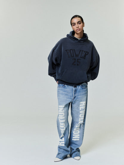 Essentials Vintage Power 25 Hoodie Black