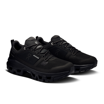 On Cloudrock Low Waterproof Black Black