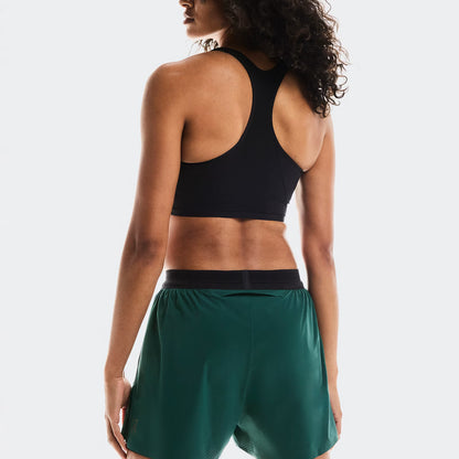 On 3" Performance 2/1 Shorts Spirulina | Black (Women'S)