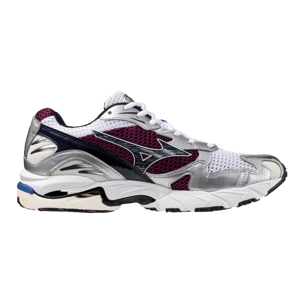 Mizuno Wave Rider 10 Sportstyle Sneaker White Dark Purple
