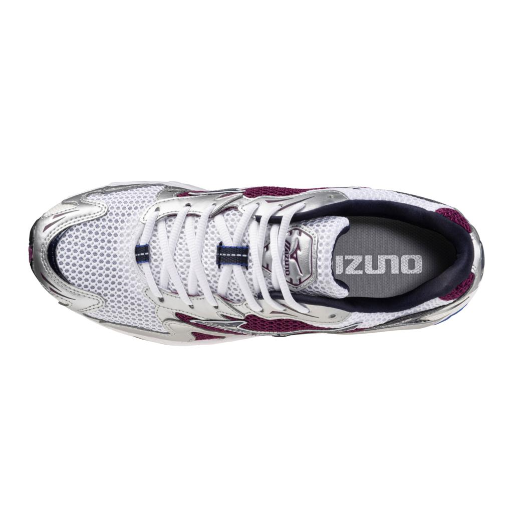 Mizuno Wave Rider 10 Sportstyle Sneaker White Dark Purple