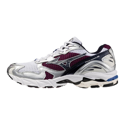 Mizuno Wave Rider 10 Sportstyle Sneaker White Dark Purple