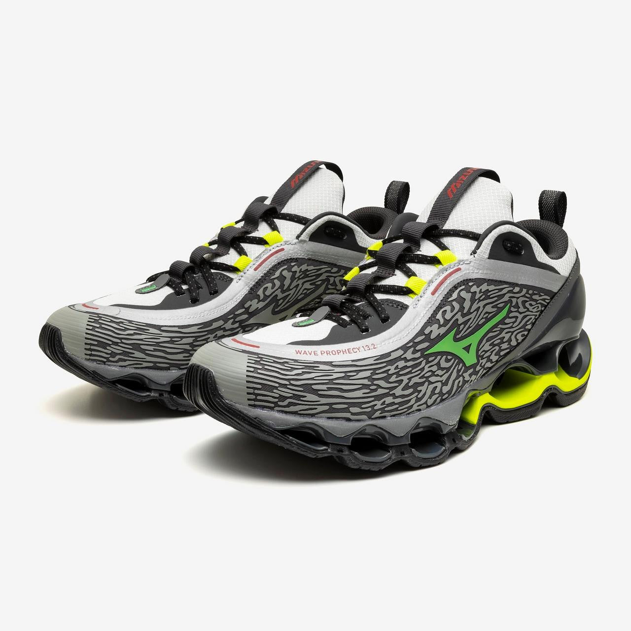 Mizuno Wave Prophecy 13 2 Sportstyle Sneaker Quiet Shade Vibrant Green