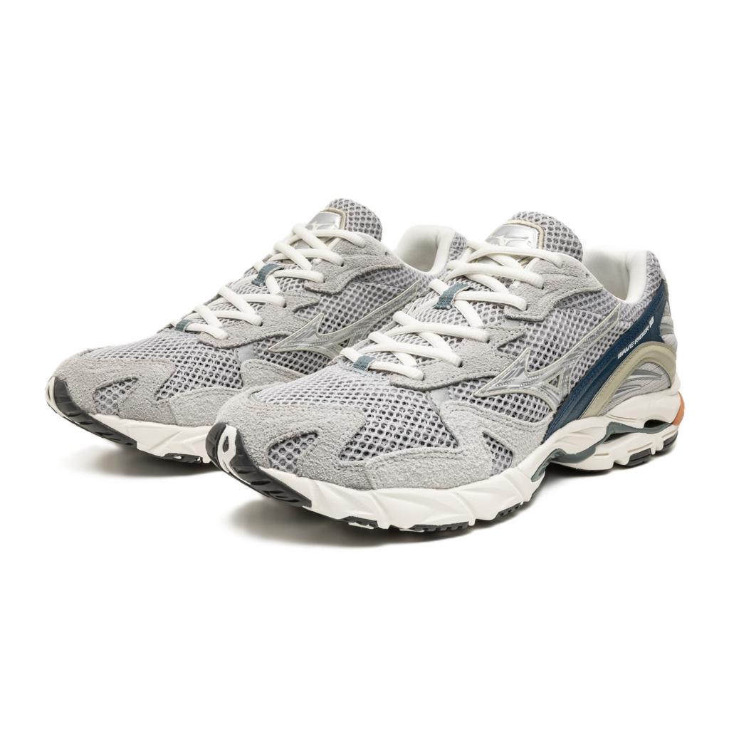 Mizuno Wave Rider 10 Sportstyle Sneaker Suede Pack Harbor Mist Dawn Blue