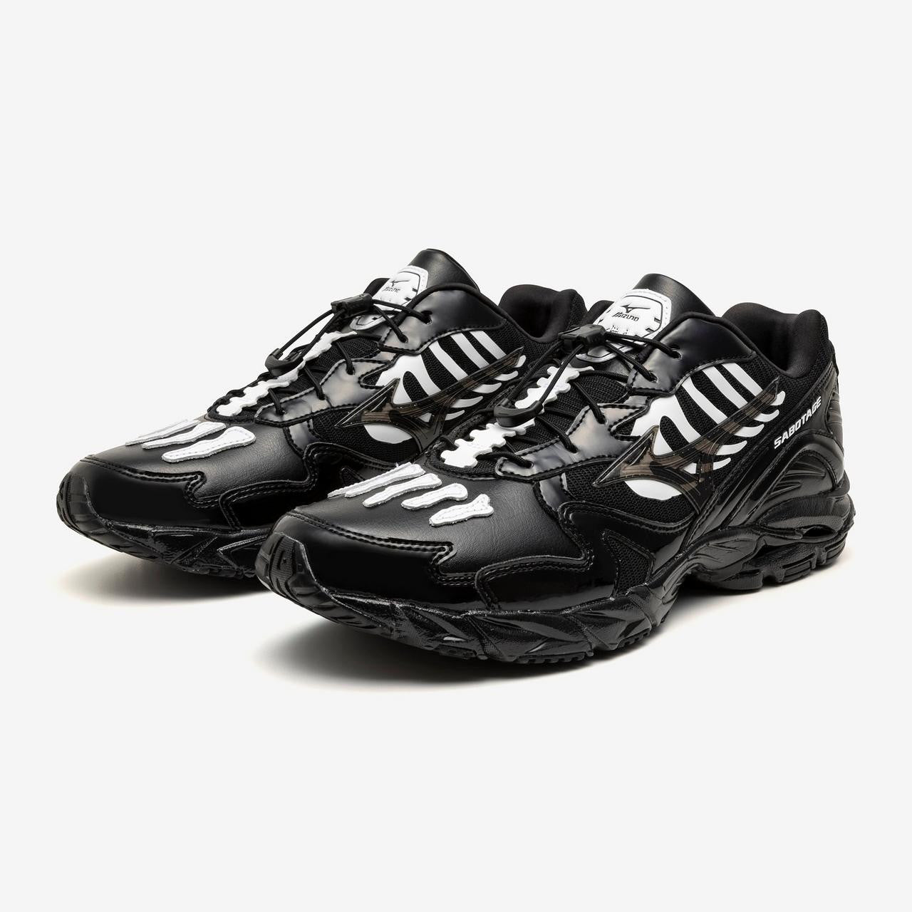 Mizuno Wave Rider 10 Sabotage Sportstyle Sneaker Black Harbor Mist