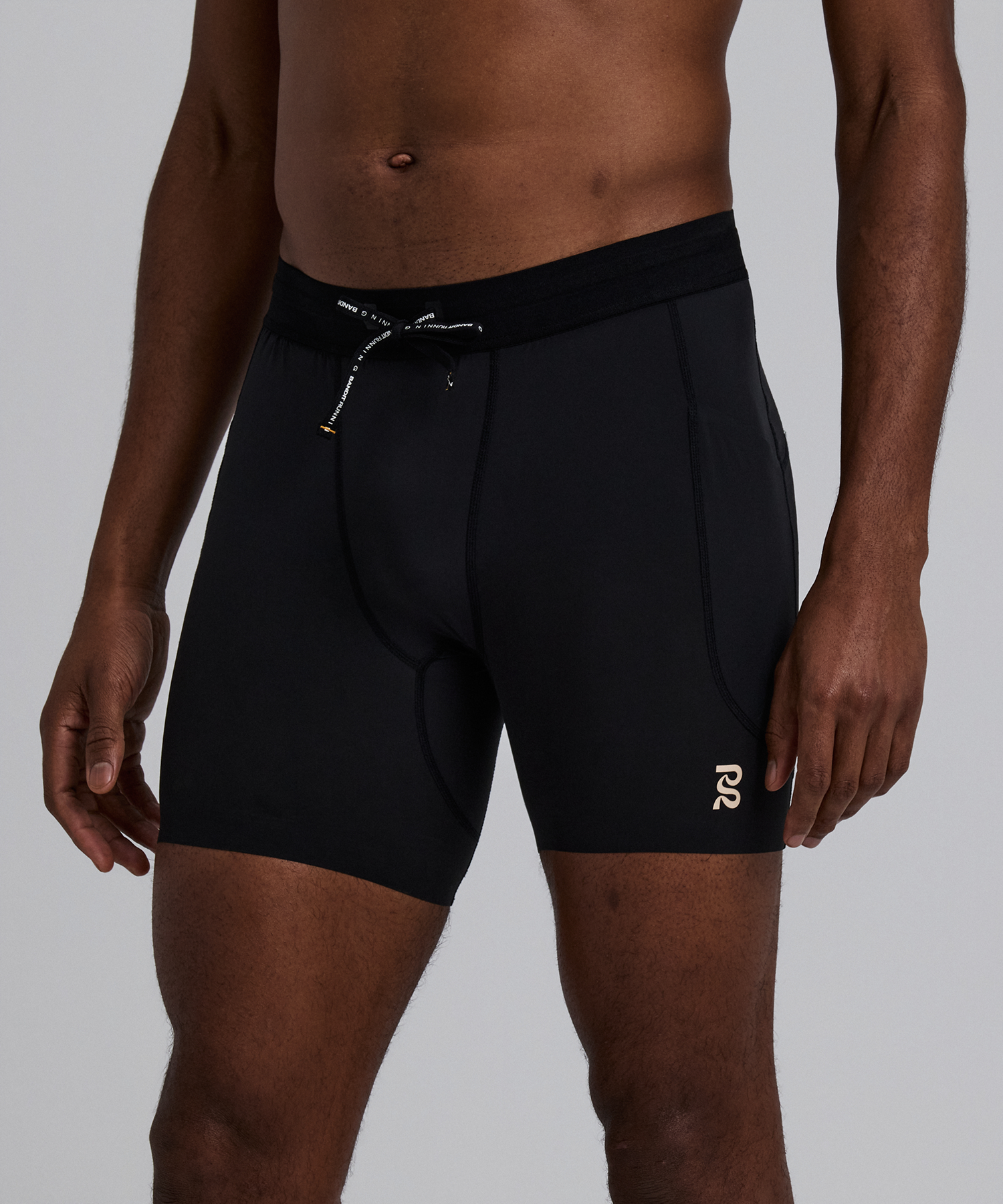 Bandit Mens Solite 5 Pocket Quarter Tights Black