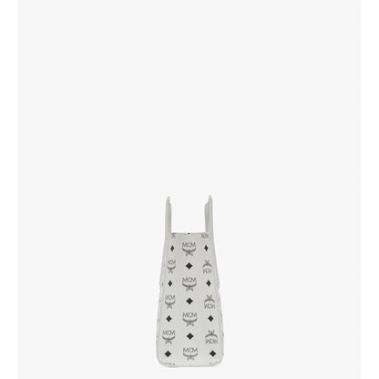 MCM Diamond Tote In Visetos Leather Mix