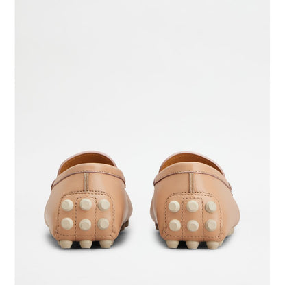 Tods T Timeless Gommino Bubble Loafers In Leather Pink Womens