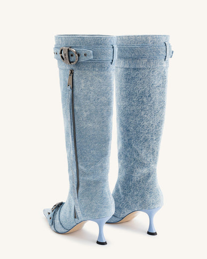 Jw Pei Nico Denim Boot Blue
