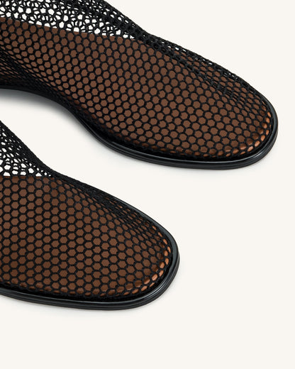 Jw Pei Sophia Mesh Boots Black