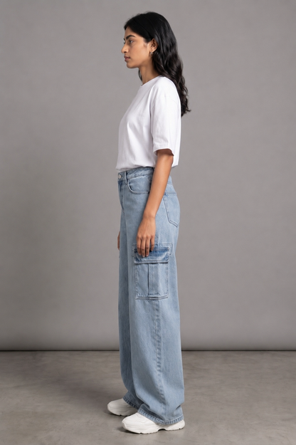 ICED DENIM WOMEN'S CARGO