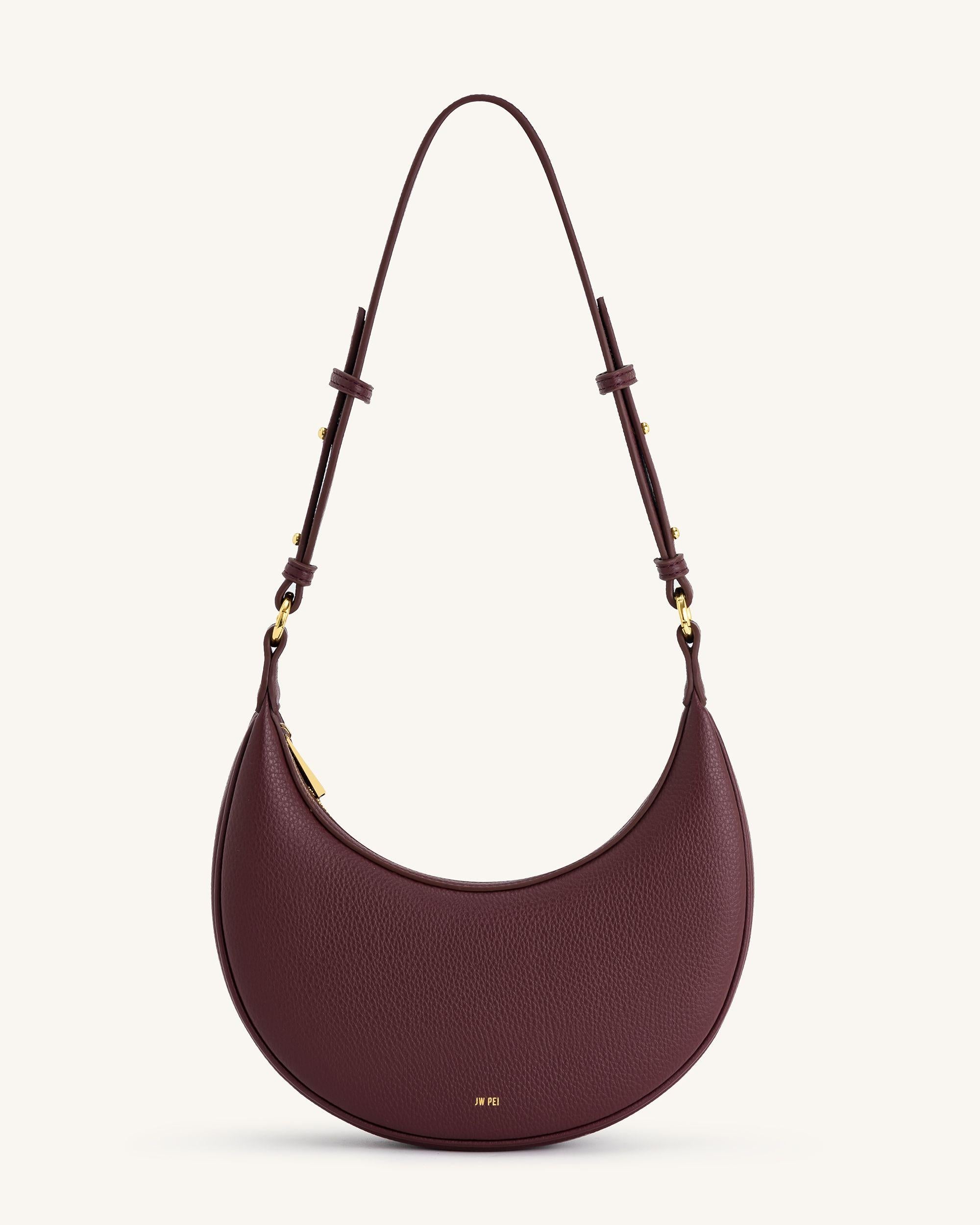 Jw Pei Carly Medium Shoulder Bag Deep Claret