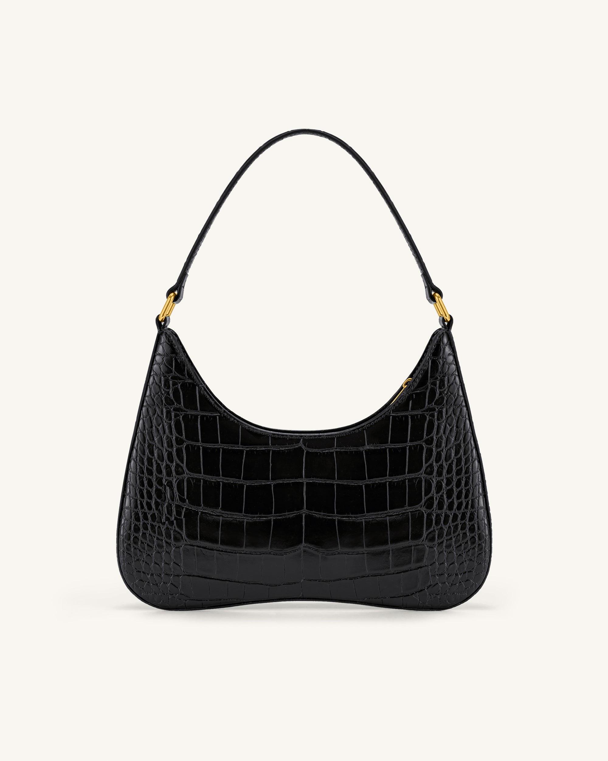 Jw Pei Ruby Shoulder Bag Black Croc