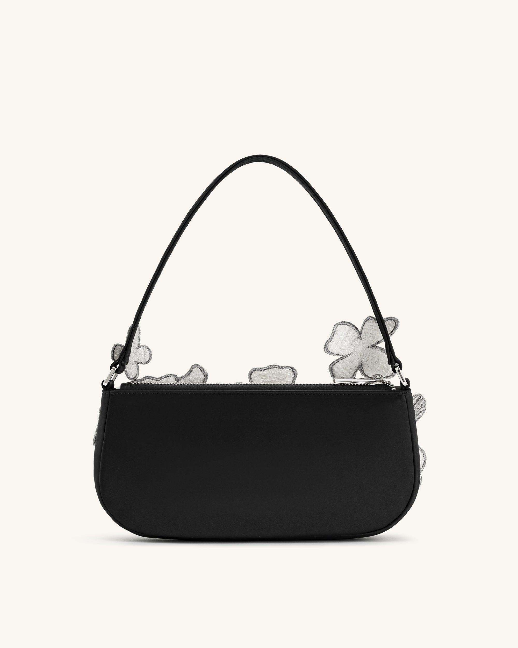 Jw Pei Leona Bead Embellished Shoulder Bag Black