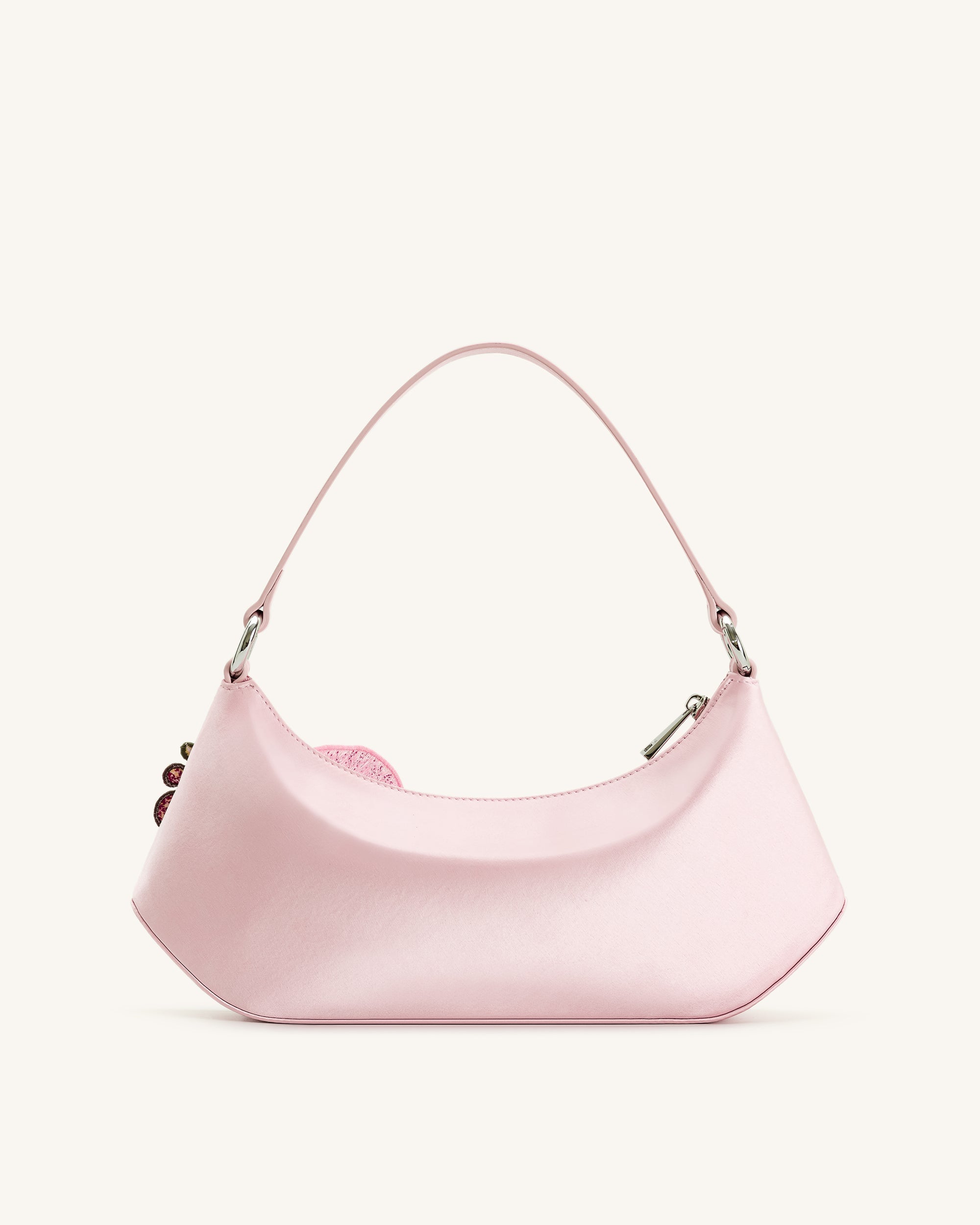 Jw Pei Lily Orchid Embroidered Shoulder Bag Pink