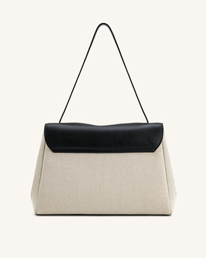 Jw Pei Hilary Shoulder Bag Black Canvas