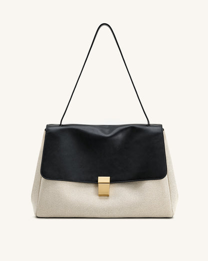 Jw Pei Hilary Shoulder Bag Black Canvas