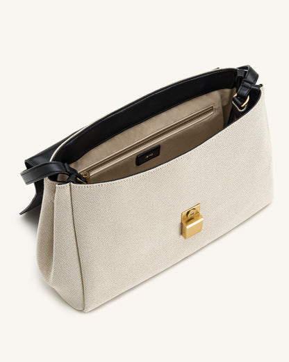 Jw Pei Hilary Shoulder Bag Black Canvas