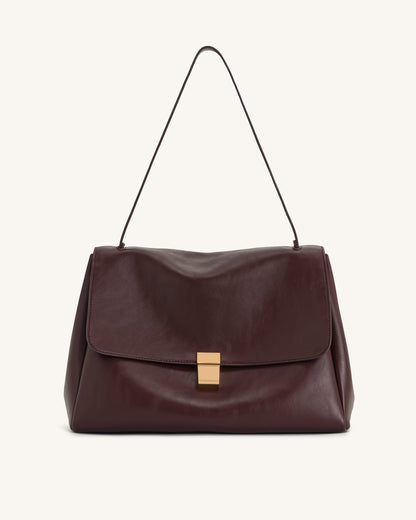 Jw Pei Hilary Shoulder Bag Deep Burgundy