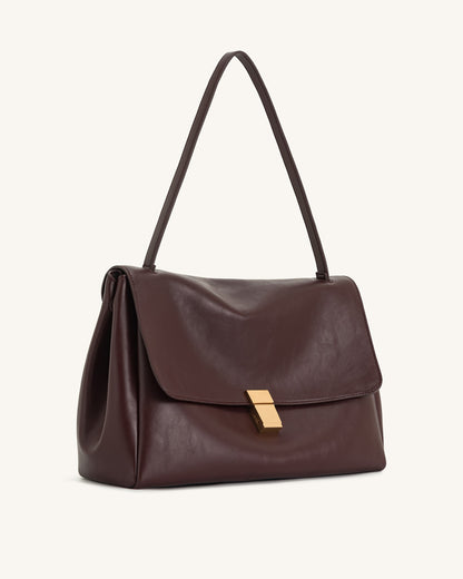 Jw Pei Hilary Shoulder Bag Deep Burgundy