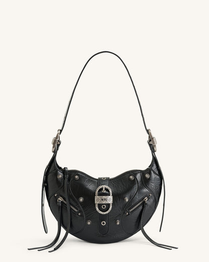 Jw Pei Tessa Crushed Shoulder Bag Black